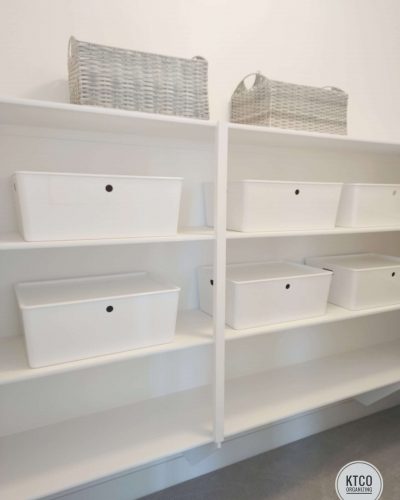 organized shelf