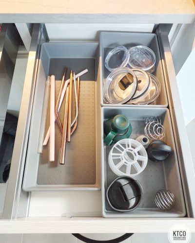 organized kitchen drawer